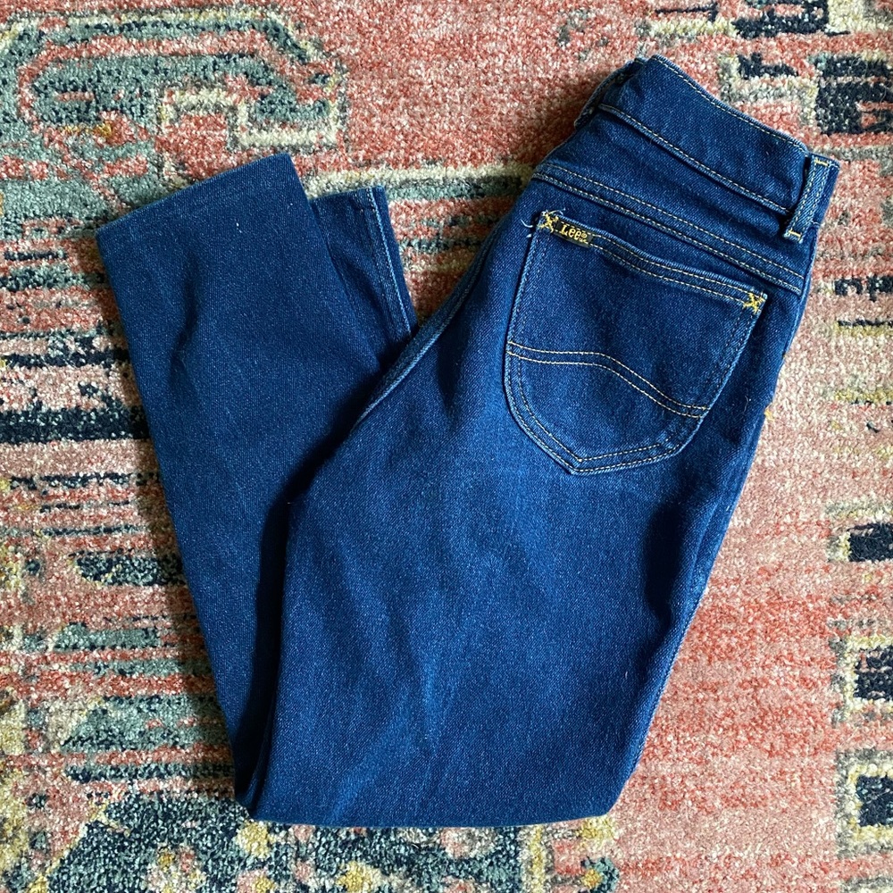 Vintage Lee Stretchy High Rise Skinny Jeans